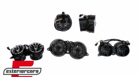 AC ventilacijske rešetke SET prednje i stražnje strane 64 boje / Mercedes S-klasa W222 (2013-2020), ACVW222