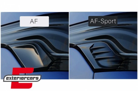 Aero flapovi AF-Sports stražnjih svjetla GL-5i GL-5X (piano crna) / Range Rover Sport L494 (2013-2022), TLFTRRSL494