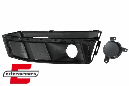 Bočne mrežice ACC poklopci RS4 dizajn (piano crna) / Audi A4 B9 S-Line limuzina karavan (2016-2019), SGAUA4B9SB
