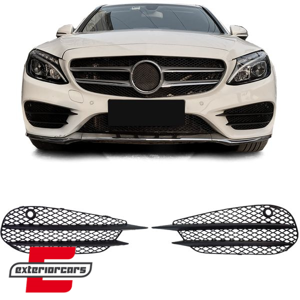 Bočne mrežice prednjeg branika AMG line / Mercedes C-klasa W205 S205 A205 C205 (2014-03.2018) Limuzina T-Model Coupe Cabrio, 43195