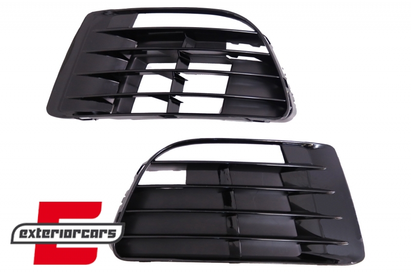 Bočne mrežice prednjeg branika R20 dizajn (piano crna) / VW Golf 6 VI (2008-2012), 40037