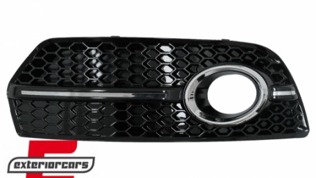 Bočne mrežice RS dizajn (crna/chrome) / Audi Q5 SUV 8R (2008-2011), 40980SET
