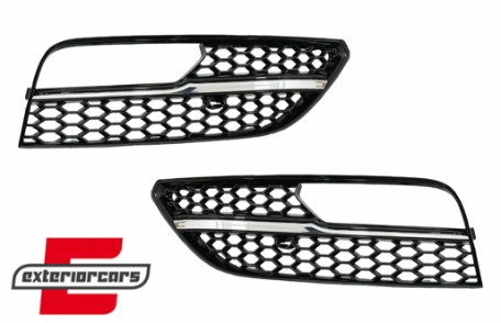 Bočne mrežice RS3 dizajn (piano crna) / Audi A3 8V (2013-2015), SGAUA38VRS