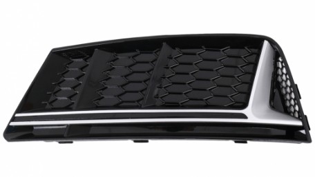 Bočne mrežice RS4 dizajn (piano crna/chrome) / Audi A4 B9 limuzina karavan (2016-2019), SGAUA4B9NSWO