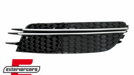 Bočne mrežice RS6 dizajn (piano crna) / Audi A6 C7 4G (2012-2015), SGAUA64GRS