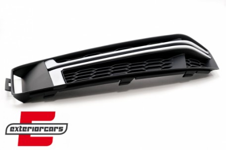 Bočne mrežice S-line dizajn (mat crna/chrome) / Audi A4 B9 limuzina karavan (2016-2019), SGAUA4B9SOEMB