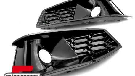 Bočne mrežice S line dizajn (piano crna) / Audi A4 B9.5 Facelift (2020-2024), GRAUA5
