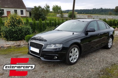 Bočne mrežice S4 dizajn (piano crna) / AUDI A4 B8 8K (2007-2011), SGAUA4B8S4B