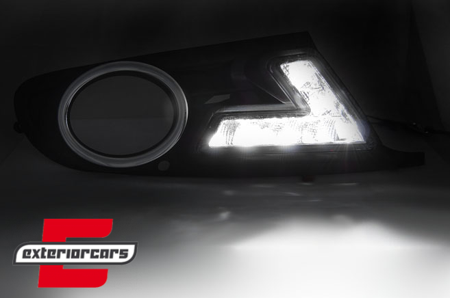 Bočne mrežice sa LED dnevnim svjetlom / VW Golf 6 (2008-2013), HAVW07