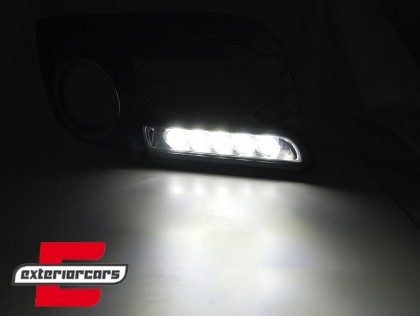 Bočne mrežice sa LED pozicijskim svjetlom / VW Golf 5 (2003-2009), HAVW03