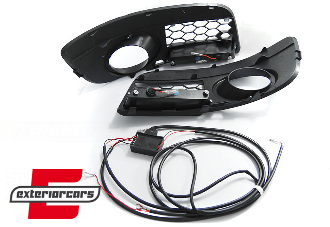 Bočne mrežice sa LED pozicijskim svjetlom / VW Golf 5 (2003-2009), HAVW03