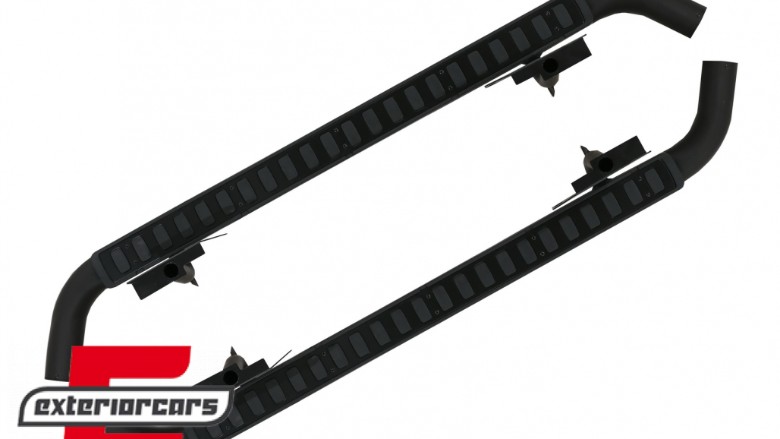 Bočne stepenice (black edition) / Land Rover Defender 110 (1990-2016), RBLRD110