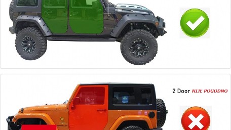 Bočne stepenice / Jeep Wrangler JL (2018-) 4 vrata, RBJEWJL4DSP