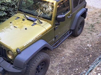 Bočne stepenice željezne / Jeep Wrangler Rubicon JK (2007-2017) 2 vrata, RBJEWJK2DARM