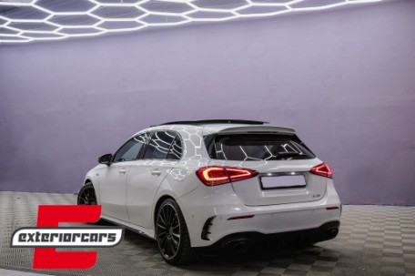 Bočni flapovi zadnjeg branika A35 AMG dizajn (piano crna) / Mercedes A-klasa W177 (04.2018-12.2022), GCP-1778001
