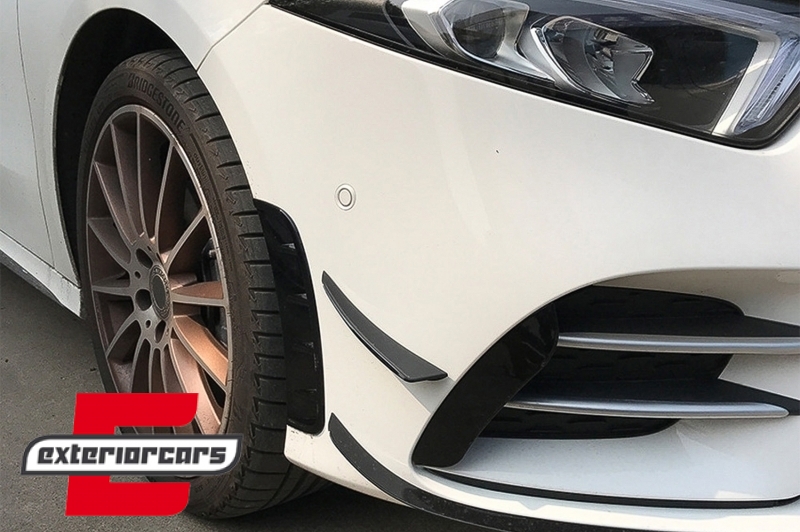 Bočni otvori na prednjem braniku (piano crna) / Mercedes A-klasa W177 Hatchback V177 limuzina (04.2018-12.2022), SVFBMBW177