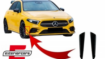 Bočni splitteri A35 AMG dizajn (piano crna) / Mercedes A-klasa W177 V177 (04.2018-), FBFOBW177