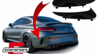 Bočni stražnji flapovi AMG dizajn (piano crna) / Mercedes C-klasa C205 Coupe A205 Cabrio (2014-2018), RBSPMBC205AMG