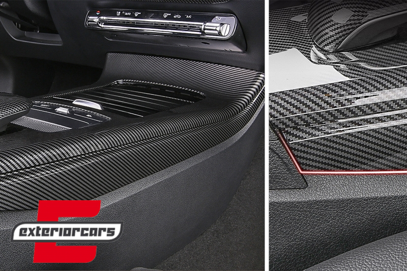 Bočni ukrasi središnje konzole (Carbon) / Mercedes A-klasa W177 V177 (2018-), CPNDCMBW177
