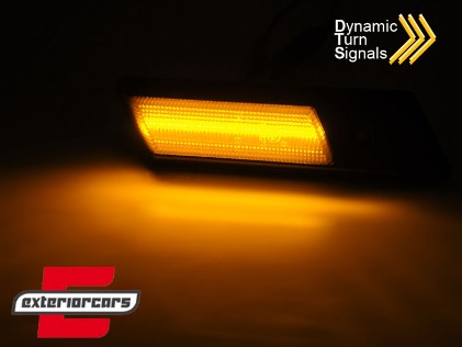 Bočni žmigavaci LED SEQ (chrome) / BMW serije 3 E36 (1990-1996) serije 5 E34 (1988-1995) serije 7 E32 (1986-1994), KBBM45