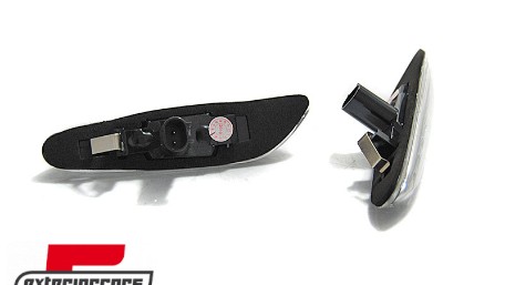 Bočni žmigavci LED (chrome) / BMW 1er E81 E82 E87 E88 (2004-2013) 3er E46 (2001-2005) E90 E91 E92 E93 (2004-2012) 5er E60 E61 (2003-2010), KBBM30