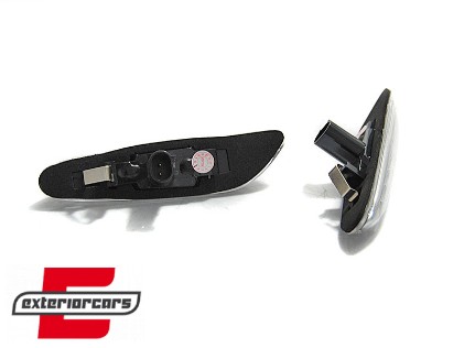 Bočni žmigavci LED (chrome) / BMW 1er E81 E82 E87 E88 (2004-2013) 3er E46 (2001-2005) E90 E91 E92 E93 (2004-2012) 5er E60 E61 (2003-2010), KBBM30