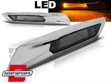 Bočni žmigavci LED (chrome/smoke) / BMW serije 5 F10 F11 (2010-2014), KBBM19