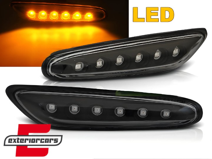 Bočni žmigavci LED (crna) / BMW 1er E81 E82 E87 E88 (2004-2013) 3er E46 (2001-2005) E90 E91 E92 E93 (2004-2012) 5er E60 E61 (2003-2010), KBBM31