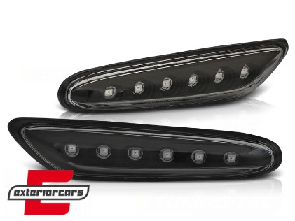 Bočni žmigavci LED (crna) / BMW 1er E81 E82 E87 E88 (2004-2013) 3er E46 (2001-2005) E90 E91 E92 E93 (2004-2012) 5er E60 E61 (2003-2010), KBBM31