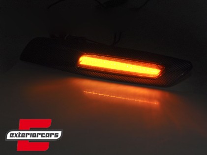 Bočni žmigavci LED F10 look (chrome/smoke) / BMW 1er E81 E82 E87 E88 (2007-2011) 3er E90 E91 E92 E93 (2004-2011) 5er E60 E61 (2003-2010), KBBM33