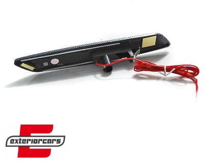 Bočni žmigavci LED F10 look (piano crna/smoke) / BMW 1er E81 E82 E87 E88 (2007-2011) 3er E90 E91 E92 E93 (2004-2011) 5er E60 E61 (2003-2010), KBBM34