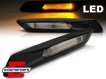 Bočni žmigavci LED (piano crna) / BMW serije 5 F10 F11 (2010-2014), KBBM22