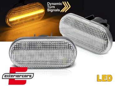 Bočni žmigavci LED SEQ (bijela) / RENAULT CLIO II / TWINGO II / SCENIC / KANGOO, KBRE15