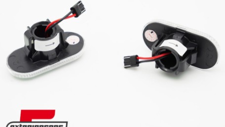Bočni žmigavci LED SEQ (bijela) / RENAULT CLIO II / TWINGO II / SCENIC / KANGOO, KBRE15