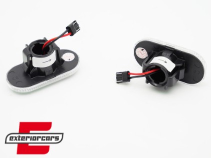 Bočni žmigavci LED SEQ (bijela) / RENAULT CLIO II / TWINGO II / SCENIC / KANGOO, KBRE15