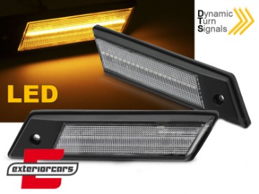 Bočni žmigavci LED SEQ (chrome) / BMW serije 3 E30 (1982-1994) serije 5 E28 (1981-1988) serije 6 E24 (1976-1989) serije 7 E23 (1977-1987), KBBM59