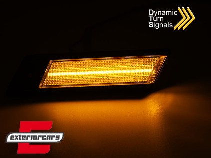 Bočni žmigavci LED SEQ (chrome) / BMW serije 3 E30 (1982-1994) serije 5 E28 (1981-1988) serije 6 E24 (1976-1989) serije 7 E23 (1977-1987), KBBM59