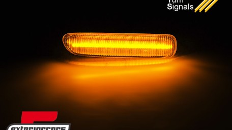 Bočni žmigavci LED SEQ (chrome) / BMW serije 3 E46 (1998-2003), KBBM43