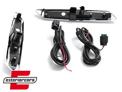 Bočni žmigavci LED SEQ (chrome/smoke) / BMW serije 5 F10 F11 (2010-2014), KBBM57