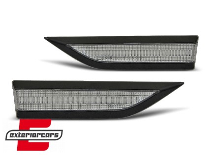 Bočni žmigavci LED SEQ (crna/bijela) / VW Caddy IV (2015-2020), KBVW23