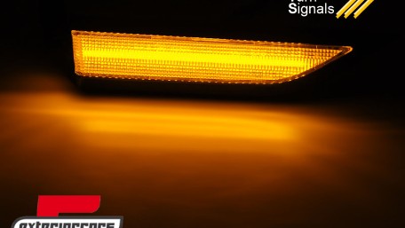 Bočni žmigavci LED SEQ (crna/bijela) / VW Caddy IV (2015-2020), KBVW23