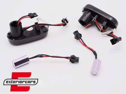 Bočni žmigavci LED SEQ (smoke) / ALFA ROMEO 147 (2000-2004) GT (2003-2010) MITO (2008-2018), KBAR08