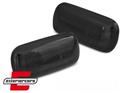 Bočni žmigavci LED SEQ (smoke) / AUDI A3 (2003-2012) A4 S4 RS4 (2001-2008) A6 (2004-2011), KBAU24
