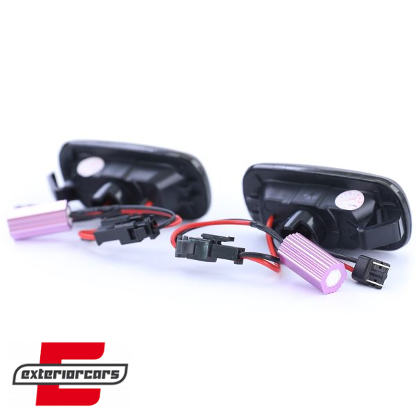 Bočni žmigavci LED SEQ (smoke) / AUDI A3 (2003-2012) A4 S4 RS4 (2001-2008) A6 (2004-2011), KBAU24