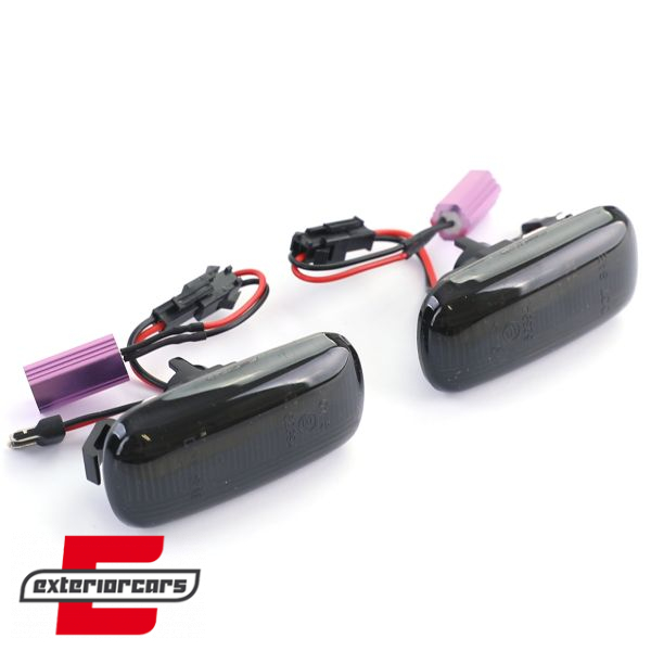 Bočni žmigavci LED SEQ (smoke) / AUDI A3 (2003-2012) A4 S4 RS4 (2001-2008) A6 (2004-2011), KBAU24