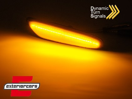 Bočni žmigavci LED SEQ (smoke) / BMW 1er E81 E82 E87 E88 (2004-2013) 3er E46 (2001-2005) E90 E91 E92 E93 (2004-2012) 5er E60 E61 (2003-2010), KBBM39
