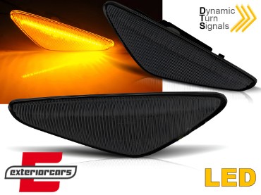 Bočni žmigavci LED SEQ (smoke) / BMW X3 F25 (2010-2014) X5 E70 (2007-2013) X6 E71 (2008-2014), KBBM36
