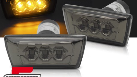 Bočni žmigavci LED SEQ (smoke) / OPEL Astra H Corsa D Insignia Zafira B, KBOP23