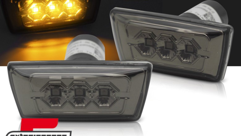 Bočni žmigavci LED SEQ (smoke) / OPEL Astra H Corsa D Insignia Zafira B, KBOP23