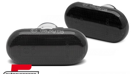 Bočni žmigavci LED SEQ (smoke) / RENAULT CLIO II / TWINGO II / SCENIC / KANGOO, KBRE16